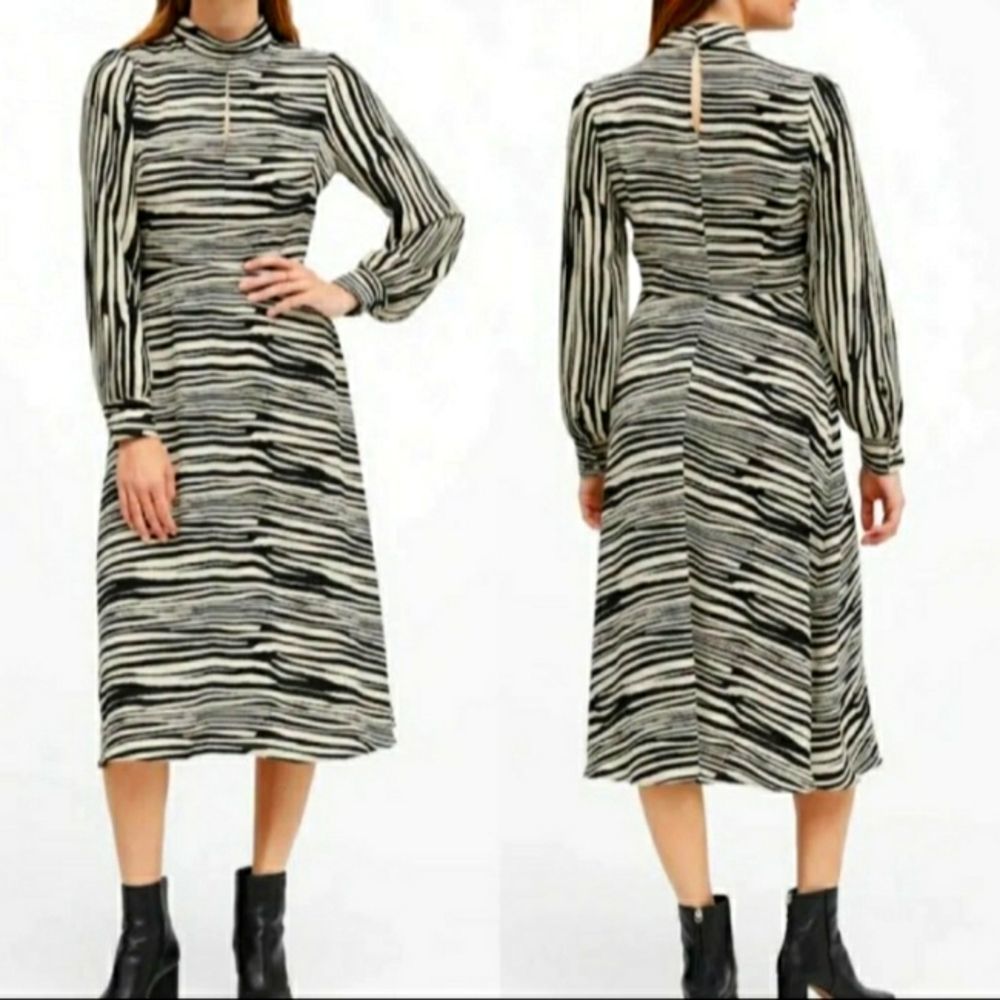 🌟Final Price | NWT | Banana Republic Zebra Print Dress | 0